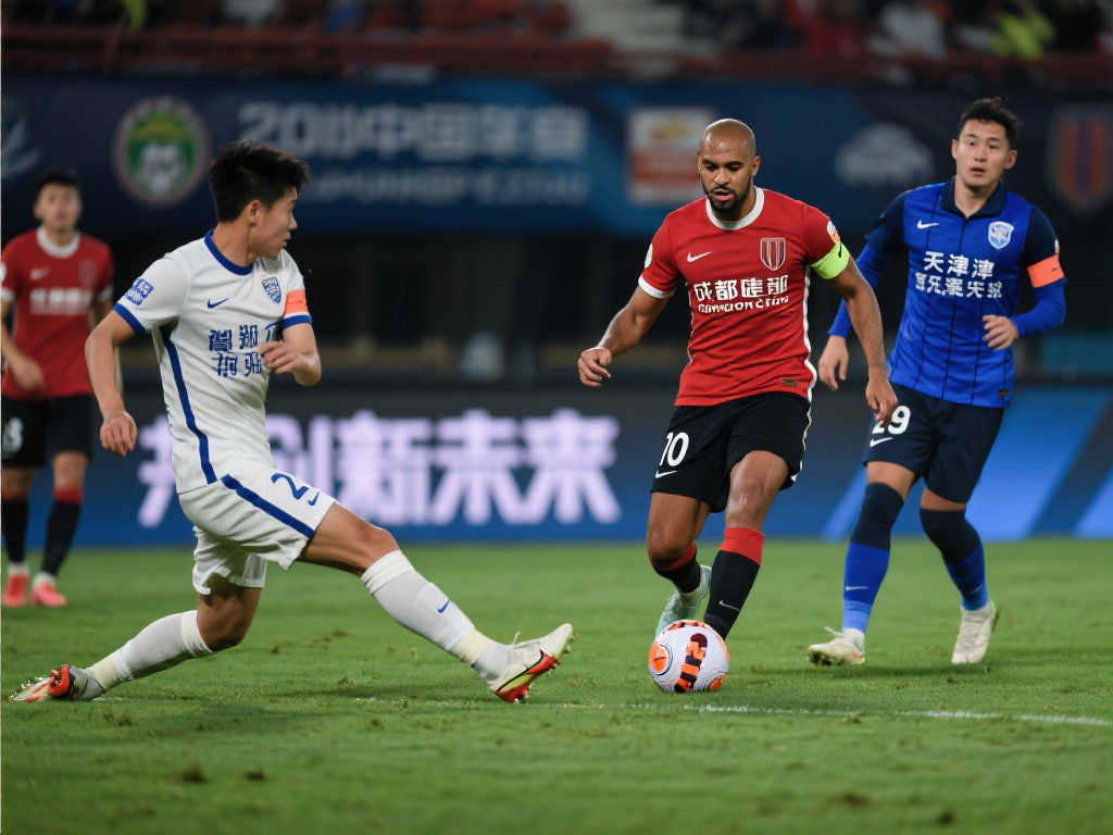 【中超】周定洋染红离场,阿代米绝杀,蓉城1-2惜败津门虎 【中超】周定洋染红离场,阿代米绝杀,蓉城1-2惜败津门虎